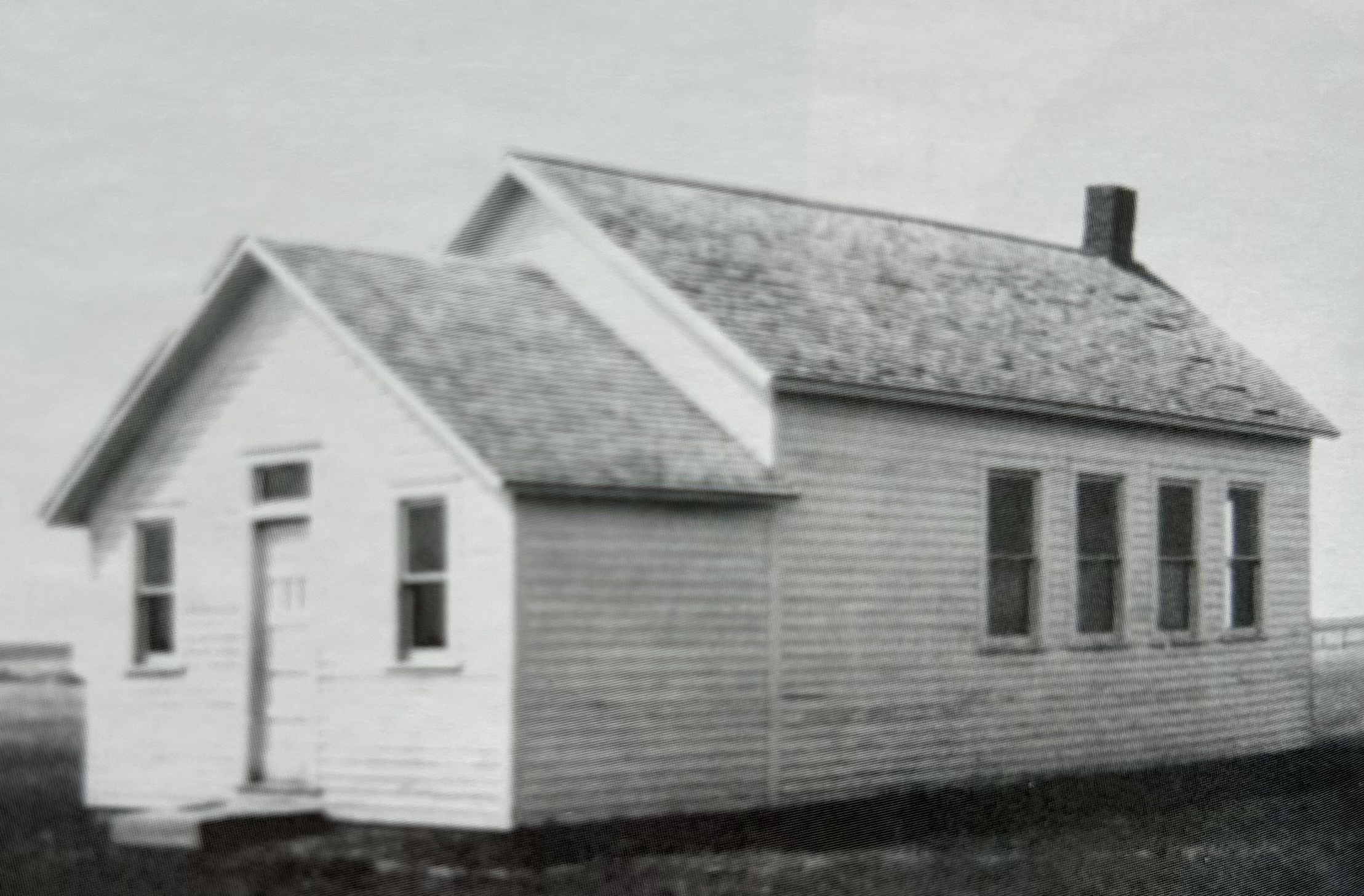 One of the one-room country schools where Adelia taught.